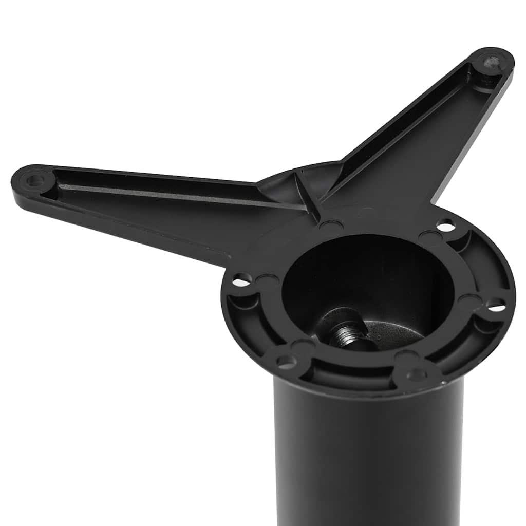 Set Gambe per Tavolo 4 pz Nere Regolabili in Altezza 710 mm - homemem39