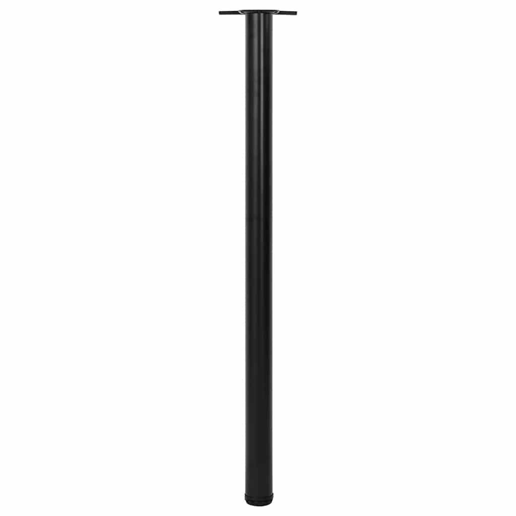 Set 4 gambe nere per tavolo regolabili in altezza 1100 mm