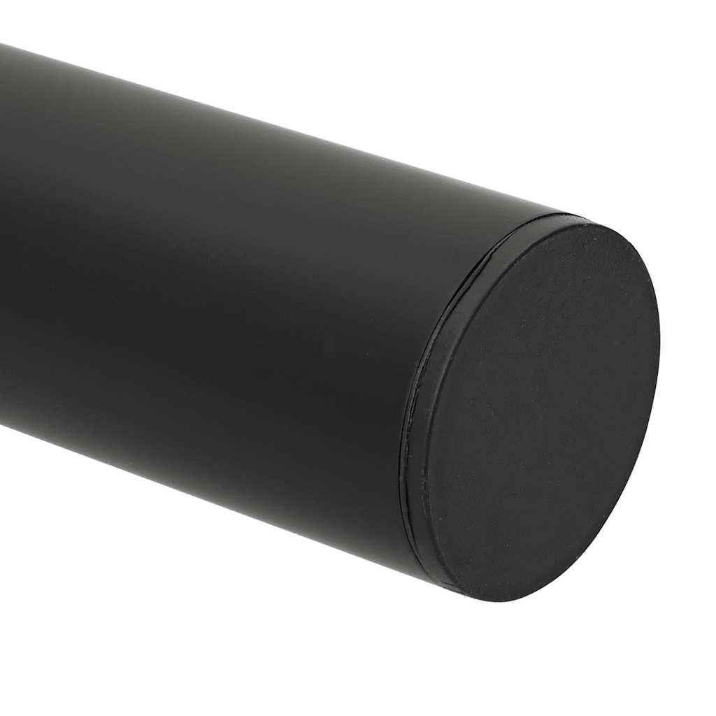 Gambe Telescopiche per Tavolo 2 pz Nere 710 mm-1100 mm