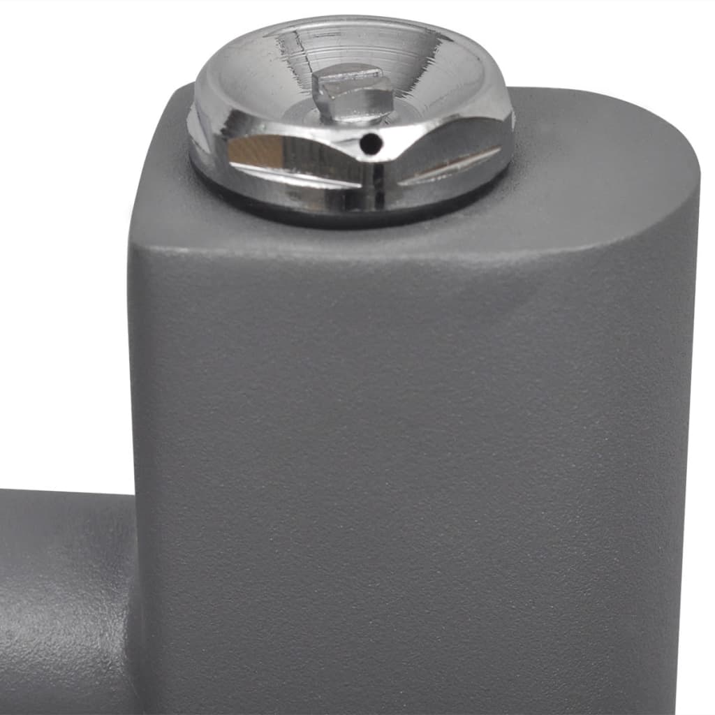 Radiatore Centrale Portasciugamano Dritto Grigio 500 x 764 mm - homemem39