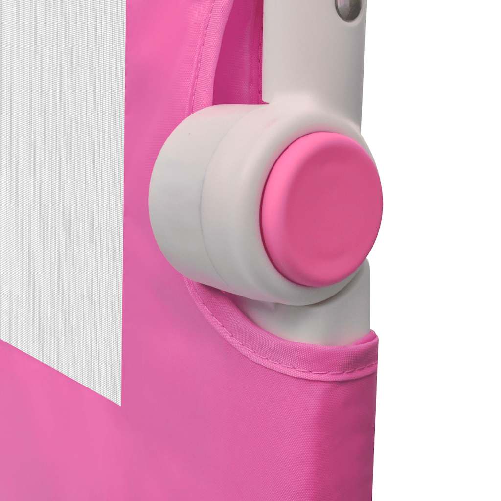 Barriera di Sicurezza per Letto Bambino 150 x 42 cm Rosa | homemem39