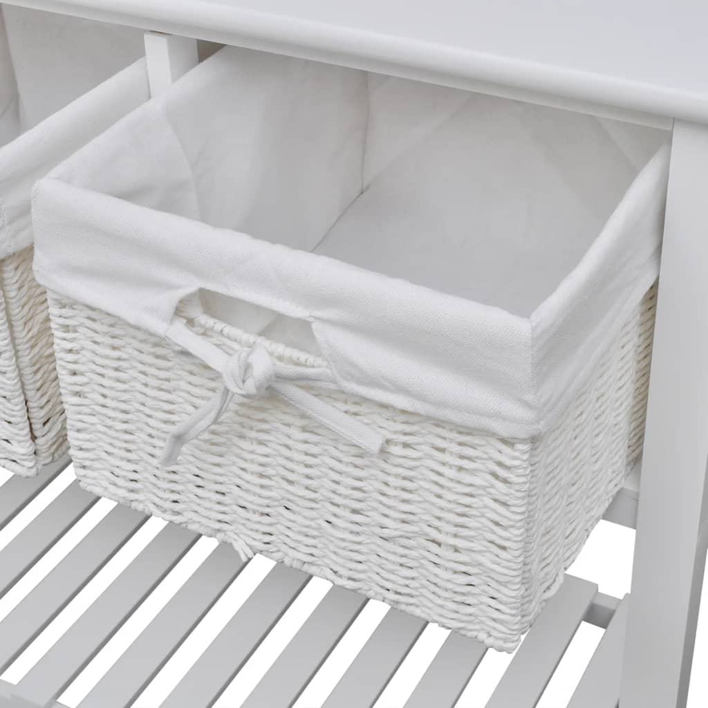 White sideboard