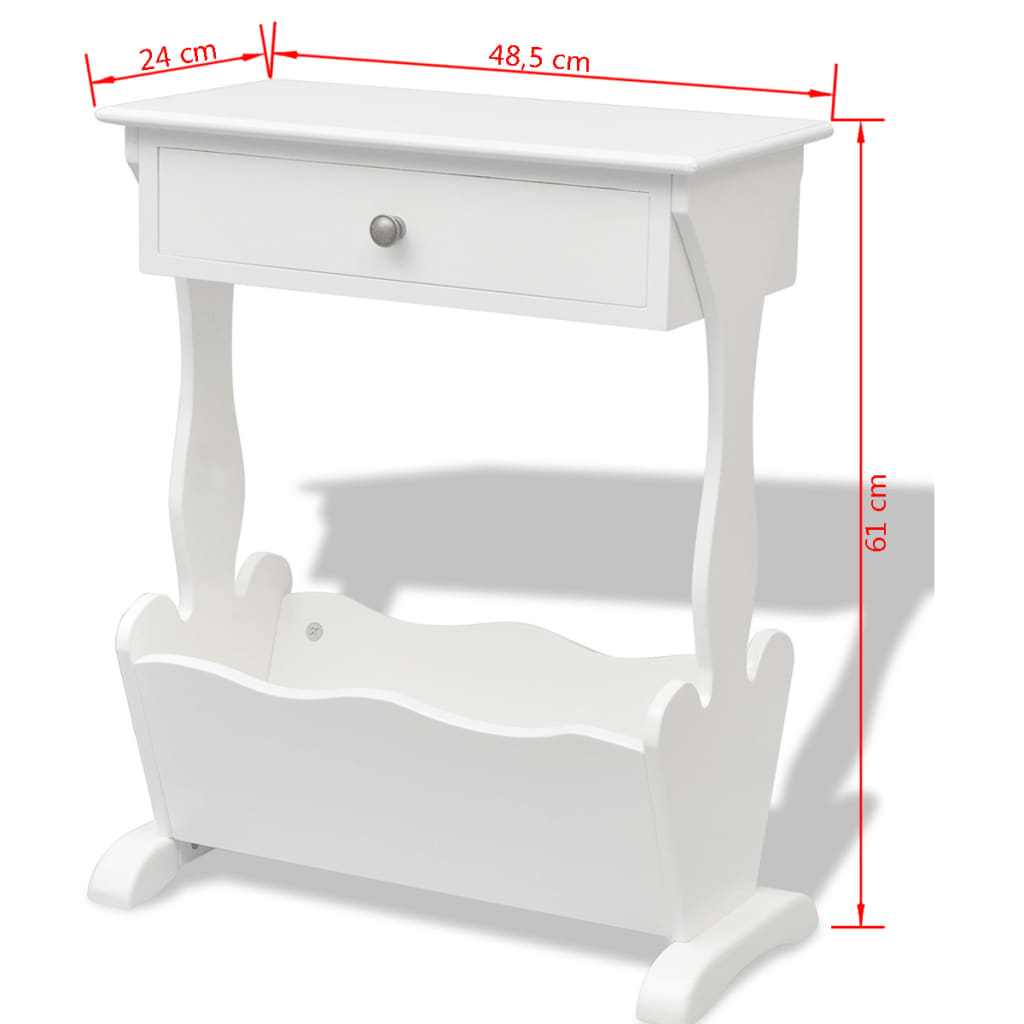 Portariviste Melrose Bianco | homemem39