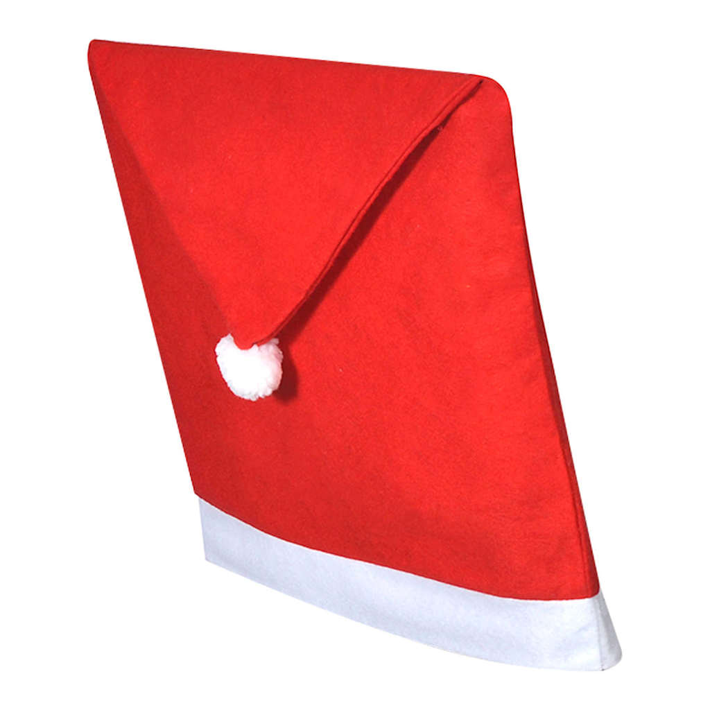 Copri Schienale da Sedia Set 6 pz Cappello Babbo Natale | homemem39
