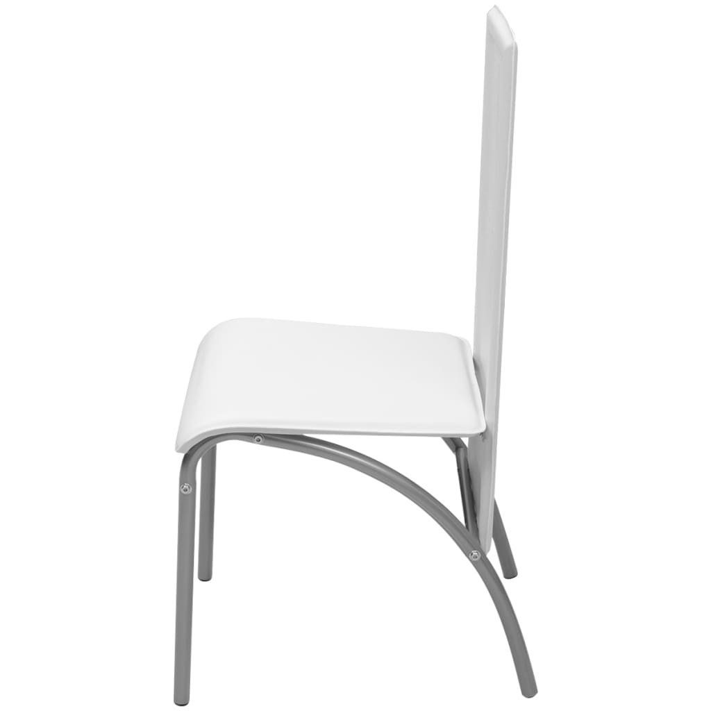 Set Sala Da Pranzo 5 Pezzi Bianco - homemem39