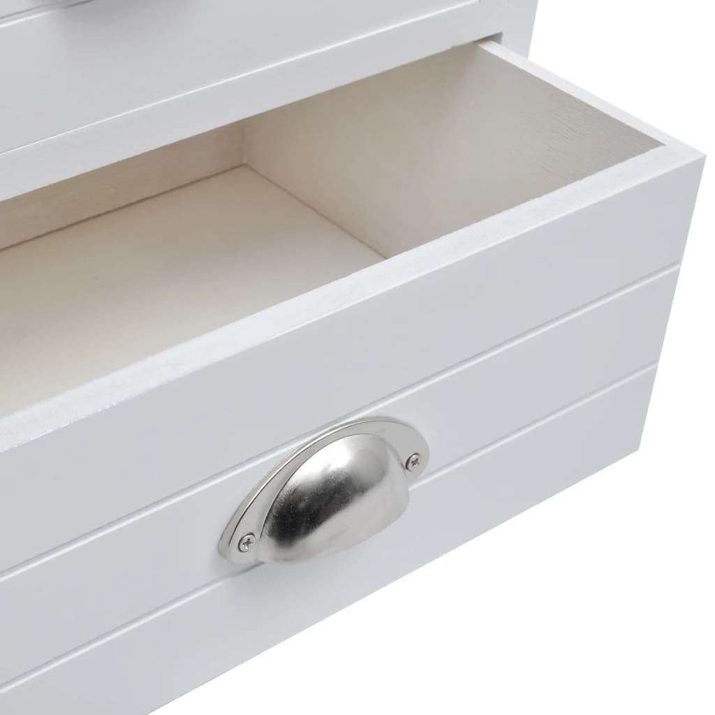 Comodino In Stile Francese Bianco - homemem39