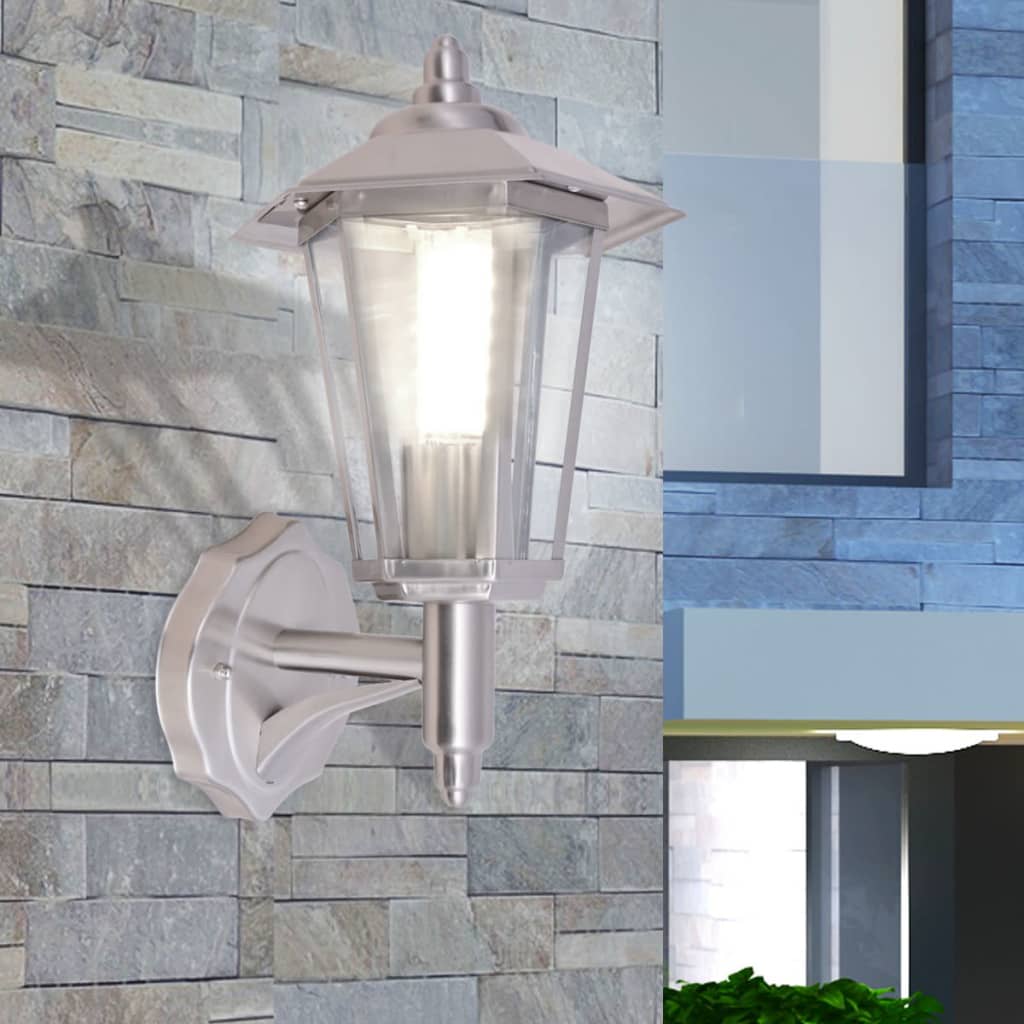 Lampada da parete per esterno in acciaio inox - homemem39