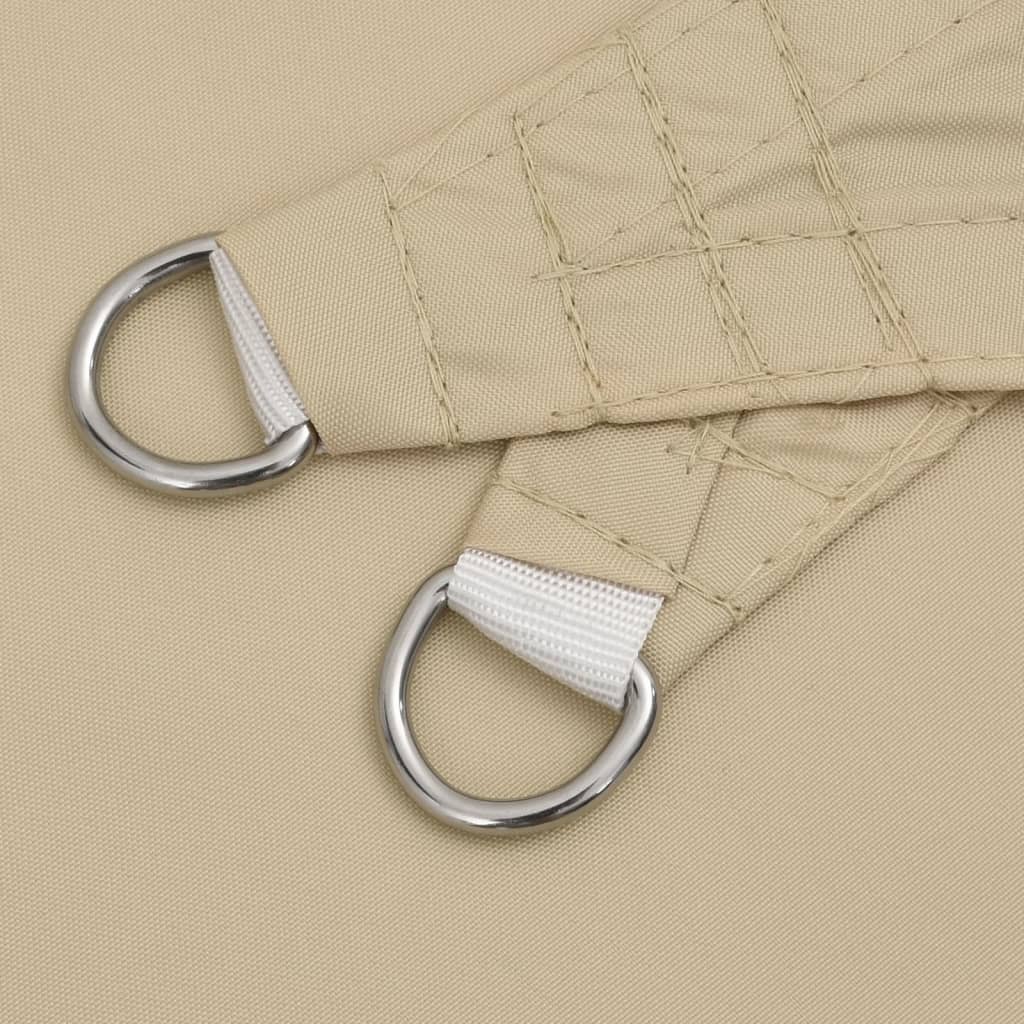 Square Oxford Canvas Sail Shade 3.6x3.6 m Beige