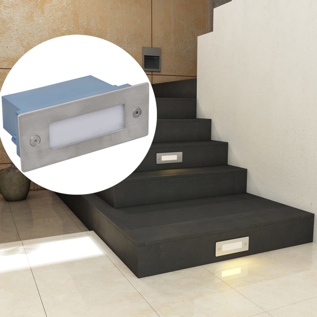 Lampade da Incasso a LED 6 pz per Scale 44x111x56 mm - homemem39