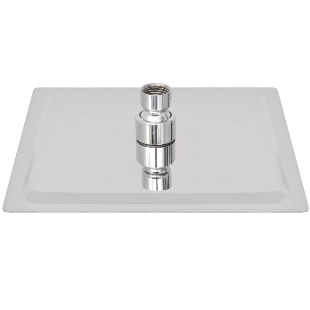 Testa Doccia a Pioggia in Acciaio Inossidabile 20x20cm Quadrata