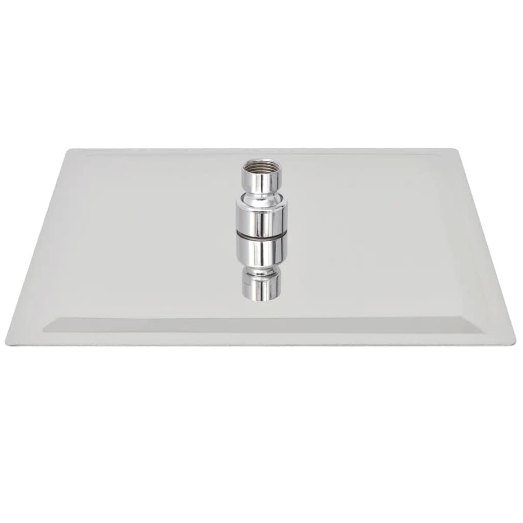 Testa Doccia a Pioggia in Acciaio Inossidabile 25x25cm Quadrata - homemem39
