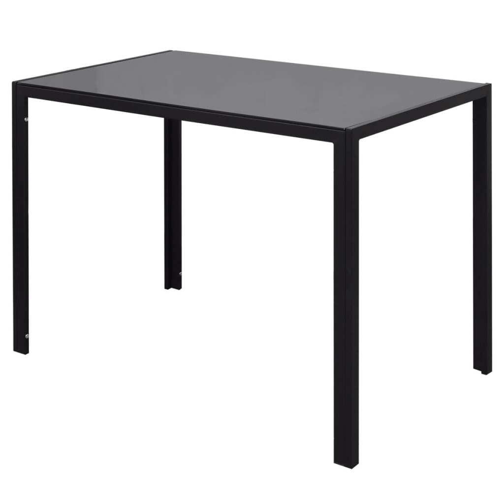 Set da Pranzo 7 pz Nero e Bianco - homemem39