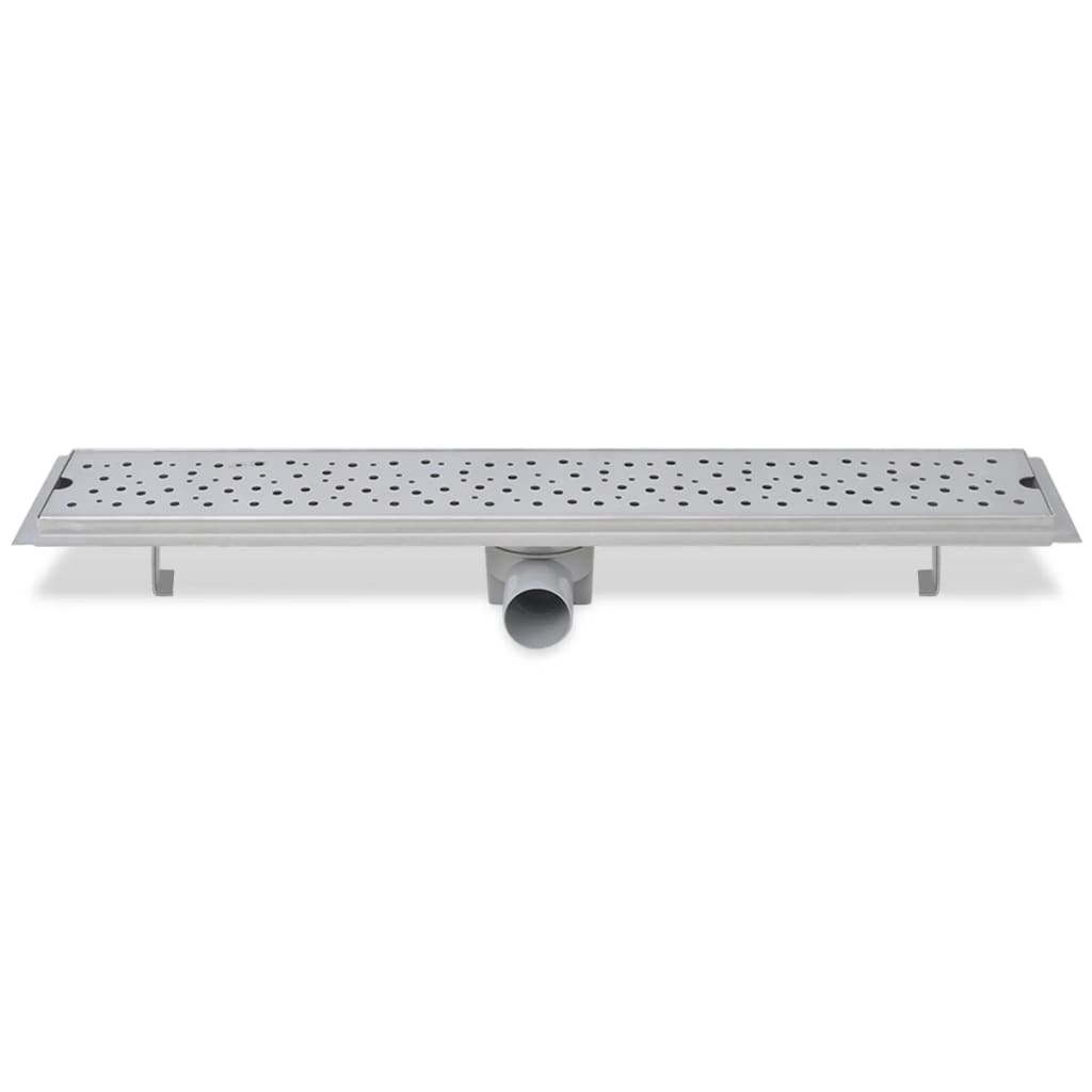 Canaletta di Drenaggio per Doccia Bolle 730x140 mm Acciaio Inox - homemem39