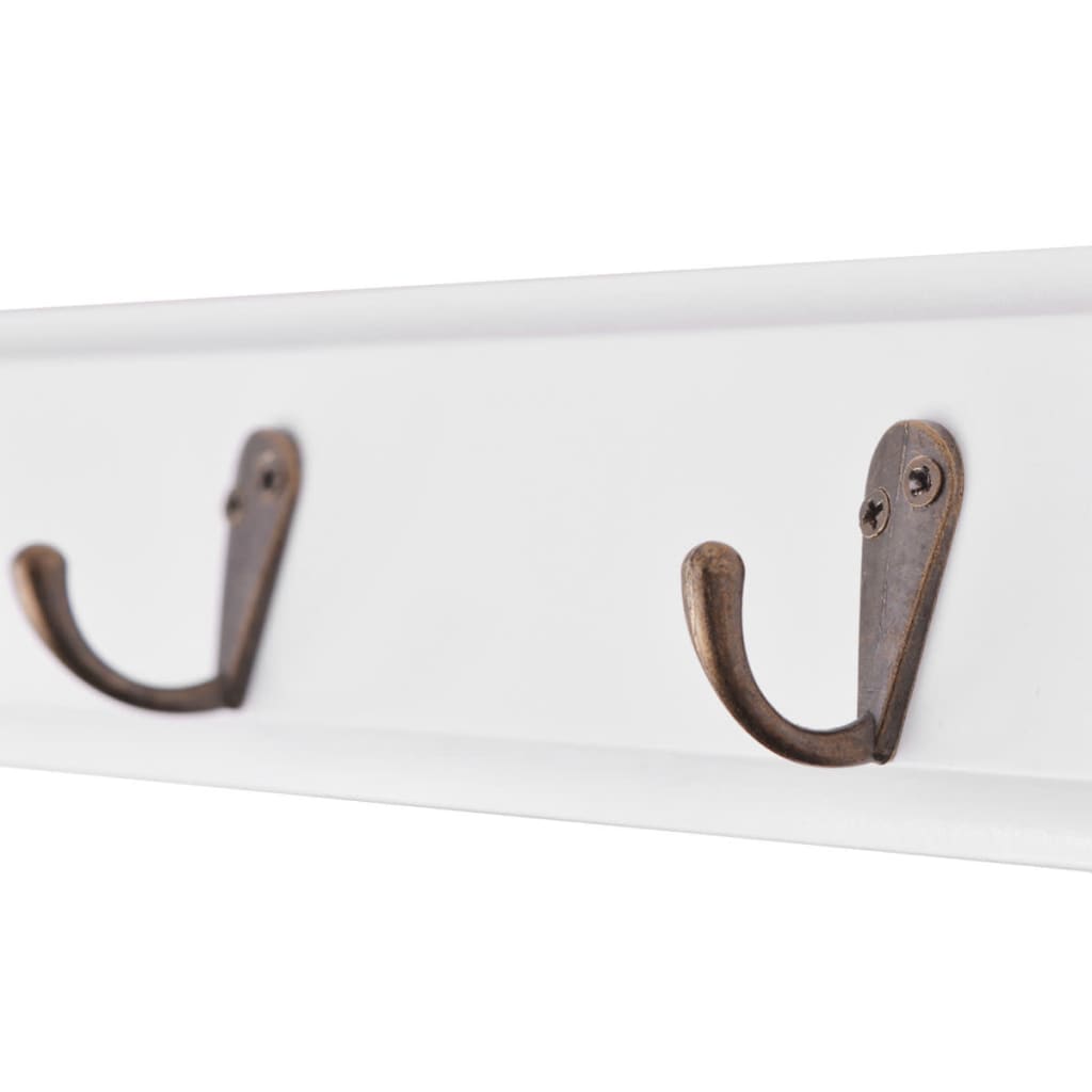 Appendiabiti in MDF bianco in stile barocco - homemem39