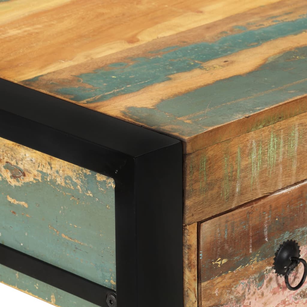 Scrivania in Legno Massello Anticato - homemem39
