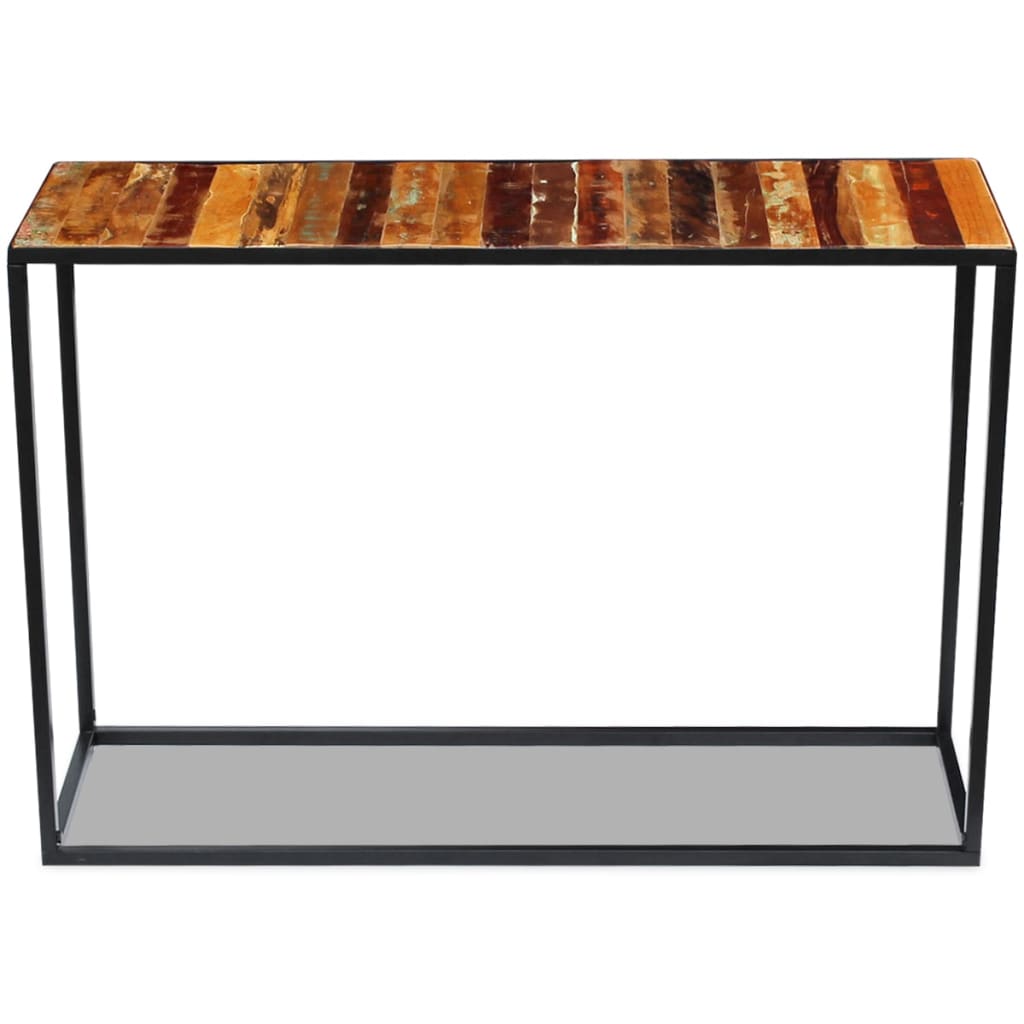 Console in Reclaimed Solid Wood 110x35x76 cm