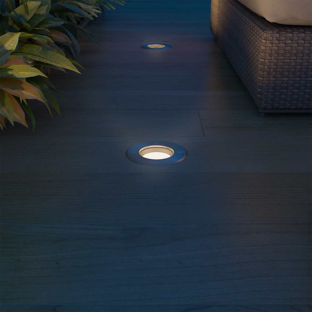 Faretti Carrabili da Esterno a LED 3 pz Rotondi
