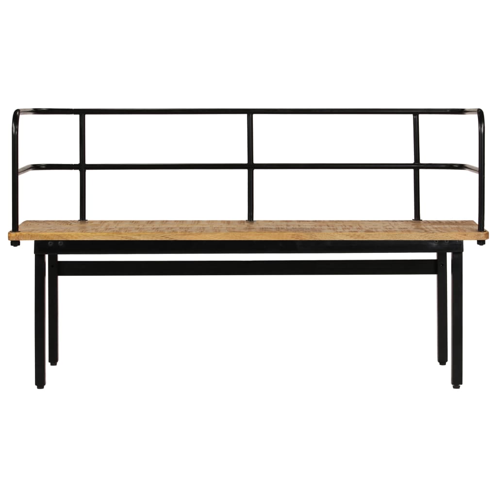 Panca 120x40x70 cm in Legno Massello di Mango - homemem39
