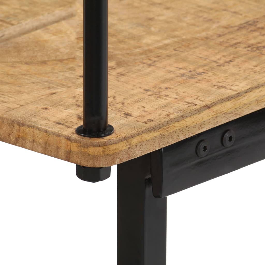 Panca 120x40x70 cm in Legno Massello di Mango - homemem39