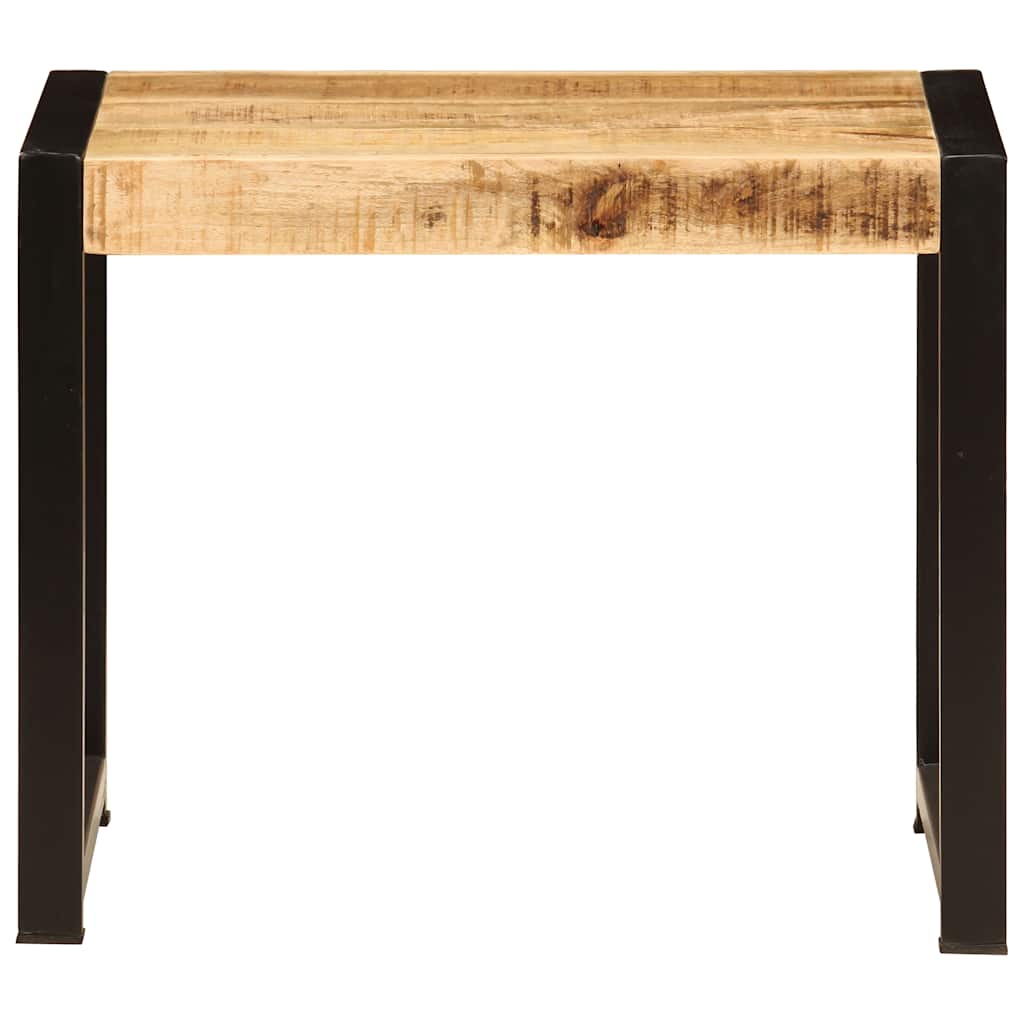 Tavolini Impilabili 3 pz in Legno Massello di Mango - homemem39