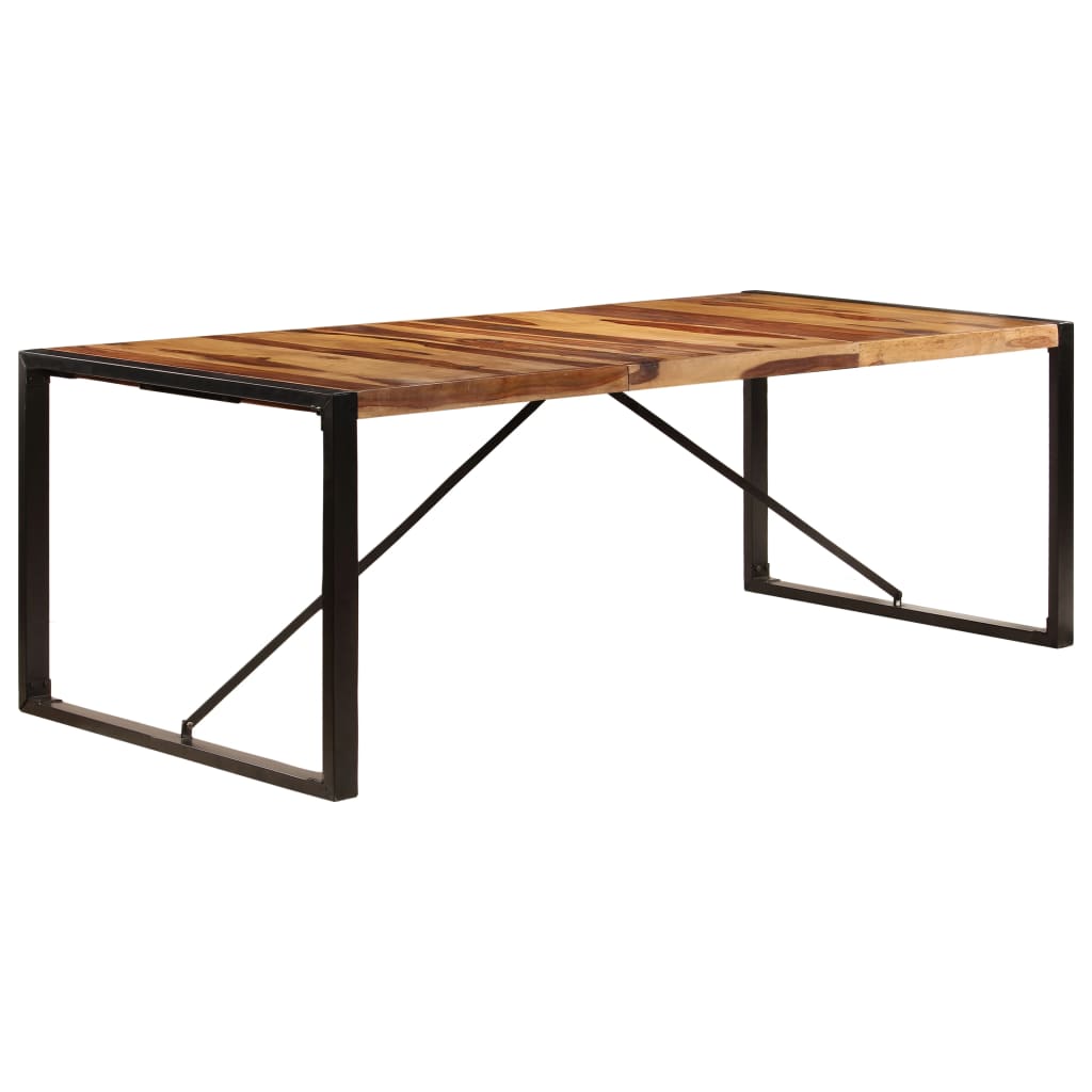 Tavolo da Pranzo 220x100x75 cm Legno Massello di Acacia