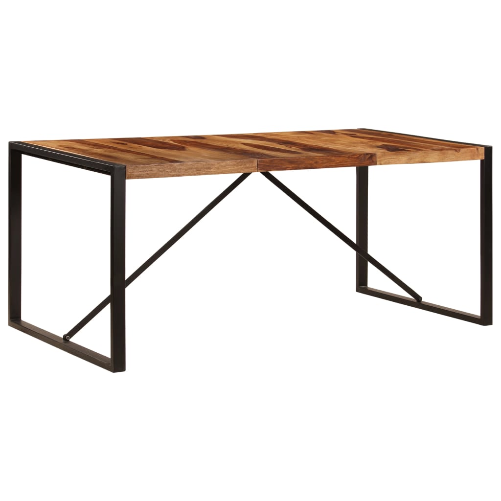 Tavolo da Pranzo 180x90x75cm in Legno Massello di Acacia - homemem39