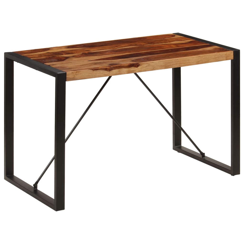 Tavolo da Pranzo 120x60x76 cm in Legno Massello di Acacia - homemem39