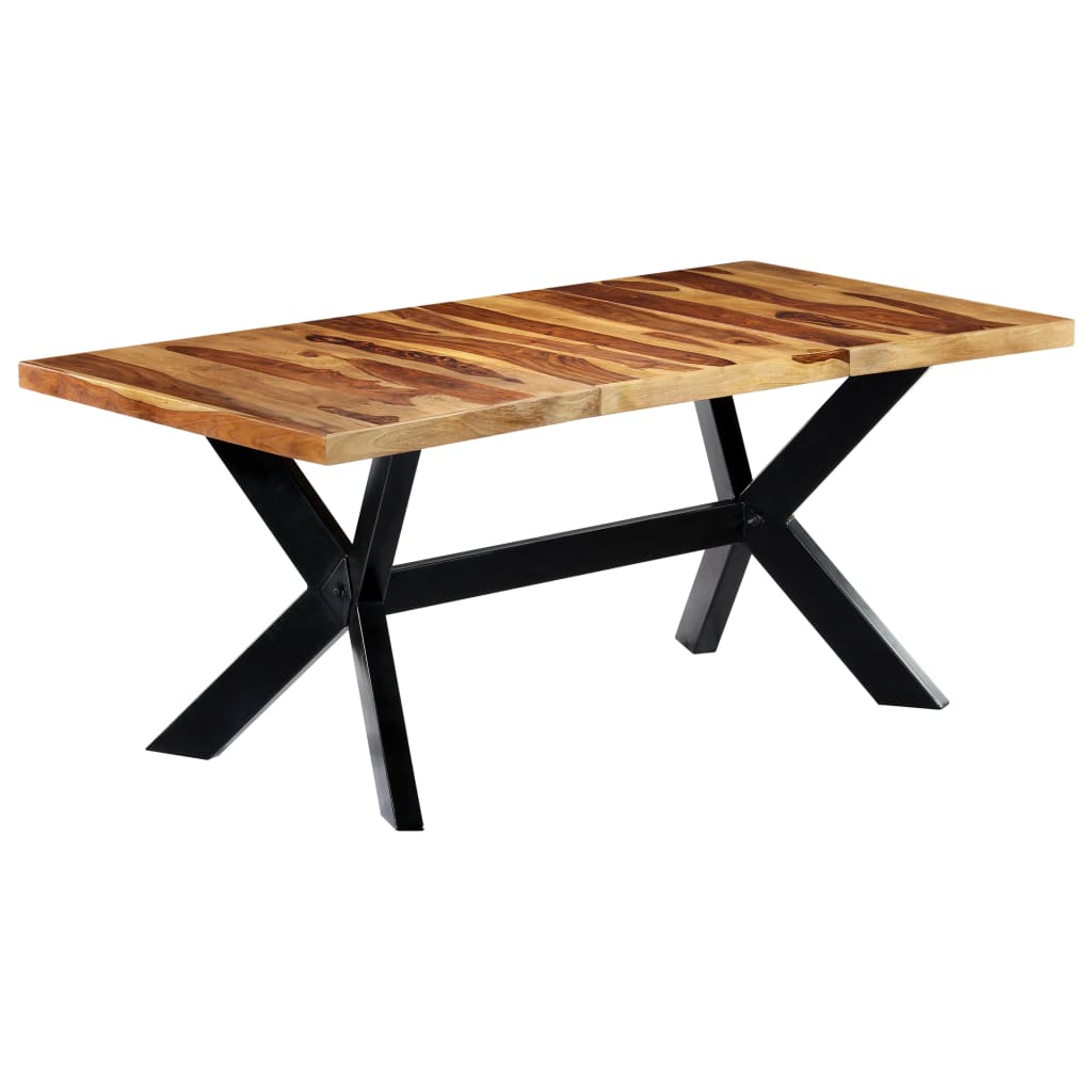 Tavolo da Pranzo 180x90x75cm in Legno Massello di Acacia | homemem39