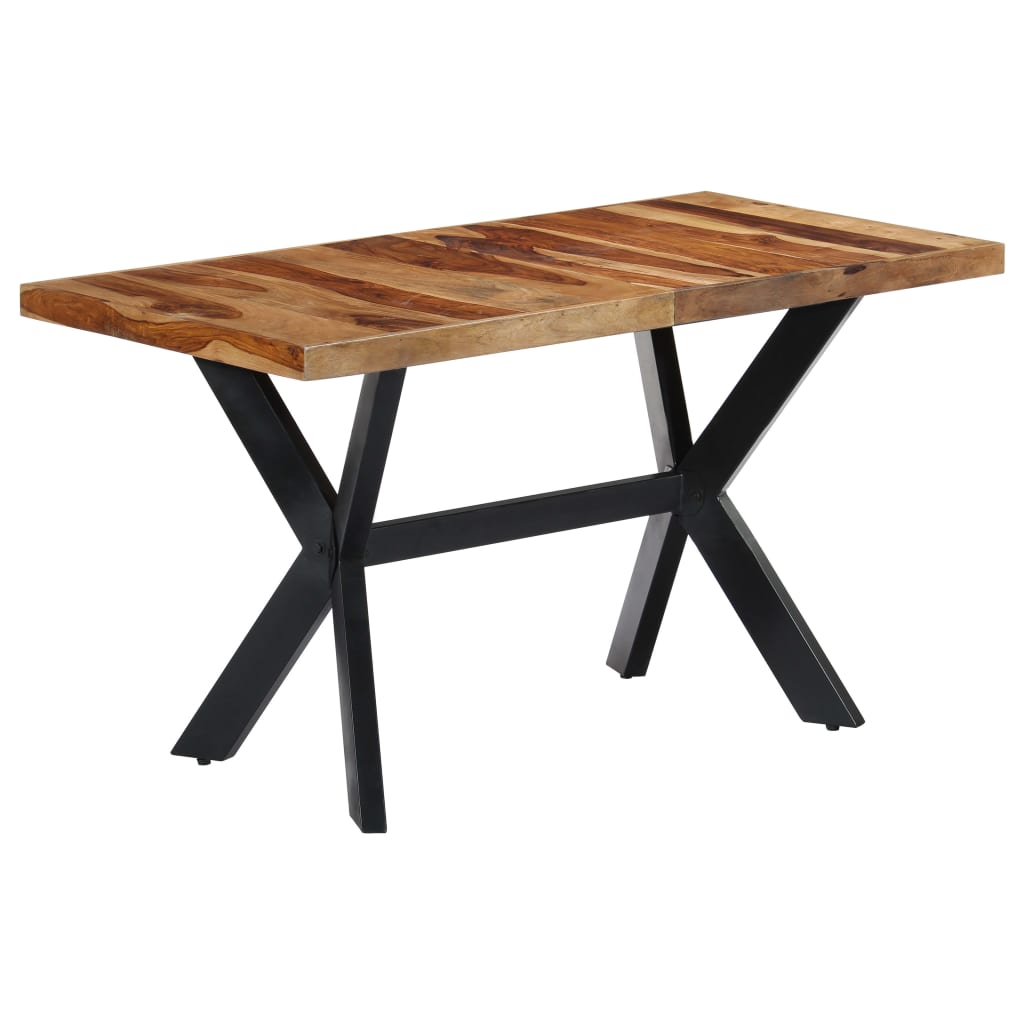 Tavolo da Pranzo 140x70x75 cm in Legno Massello di Acacia - homemem39