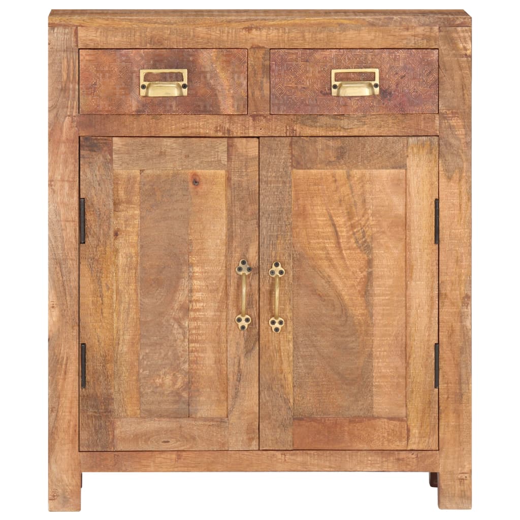 Credenza 65x30x75 cm in Legno Massello di Mango