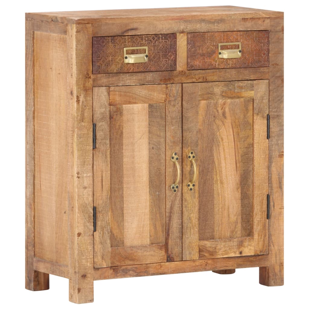 Credenza 65x30x75 cm in Legno Massello di Mango