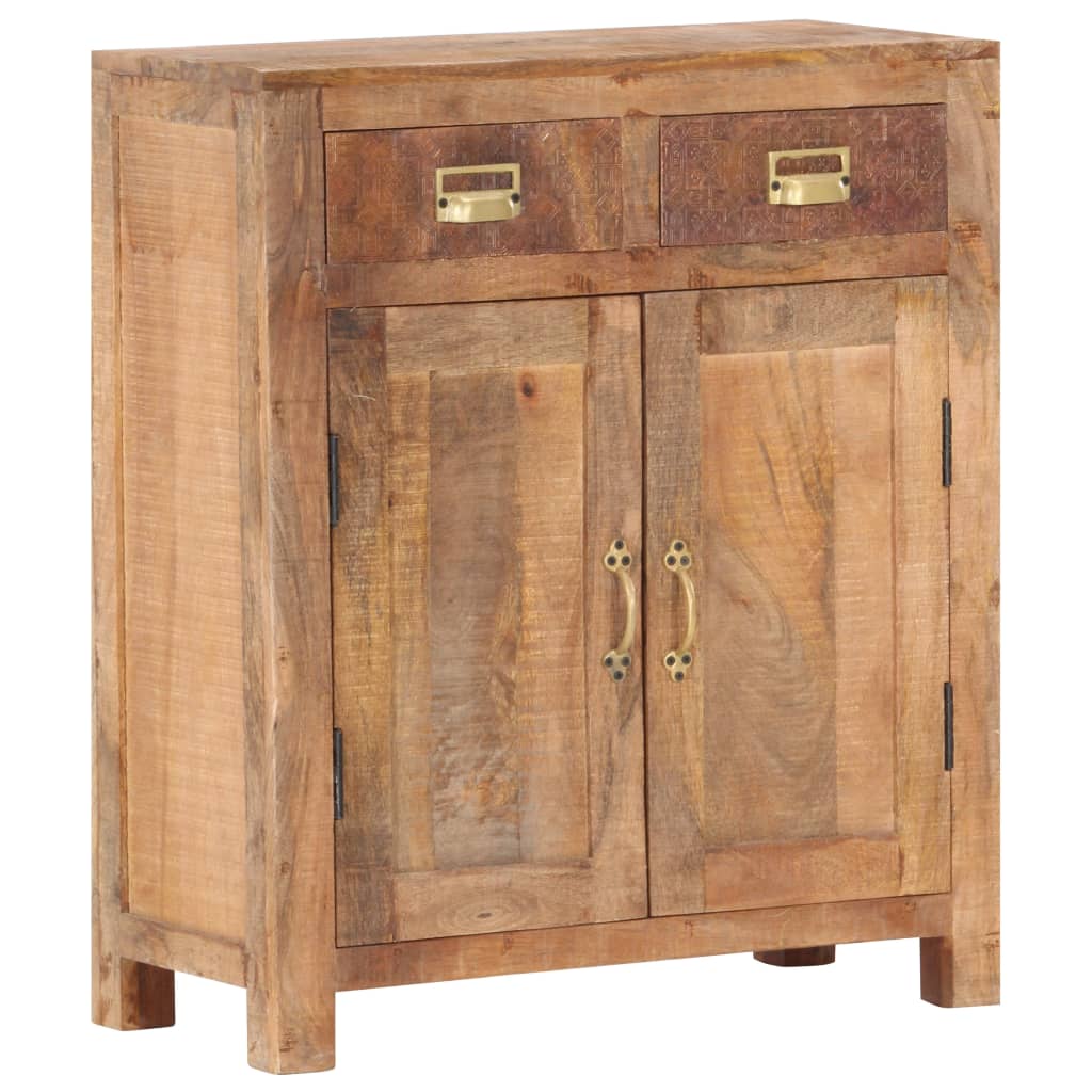 Credenza 65x30x75 cm in Legno Massello di Mango