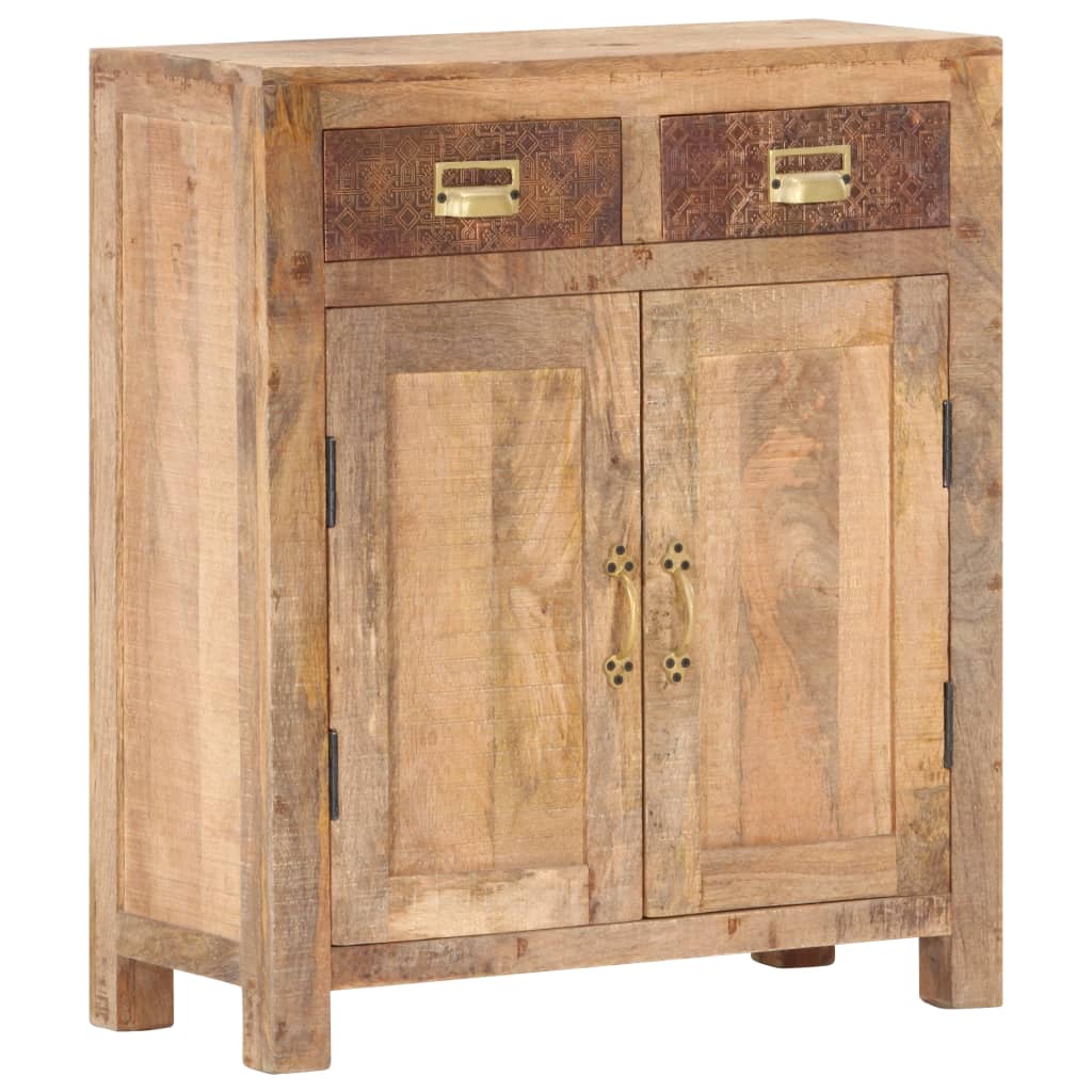 Credenza 65x30x75 cm in Legno Massello di Mango