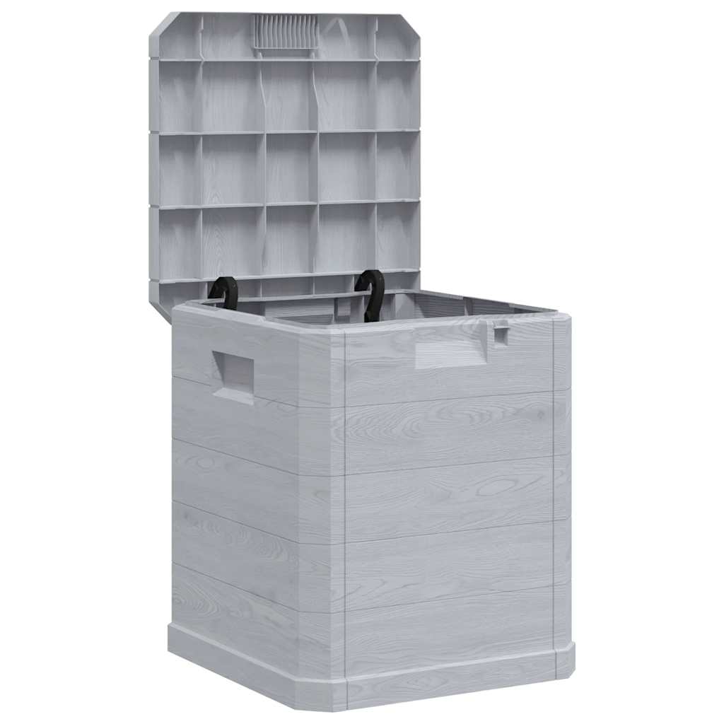 Baule da Giardino 90 L Grigio Chiaro - homemem39