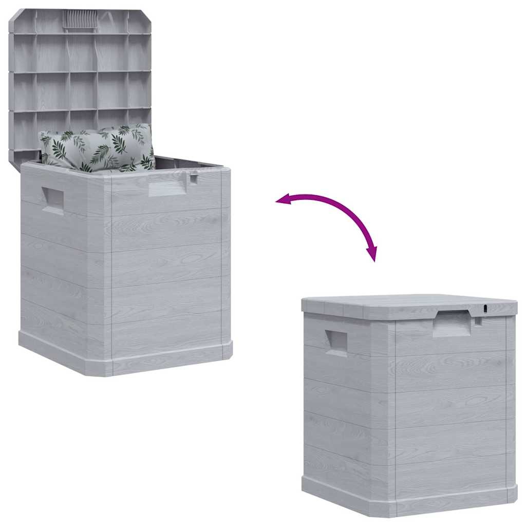 Baule da Giardino 90 L Grigio Chiaro - homemem39