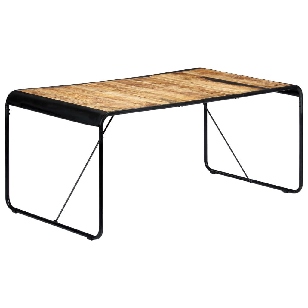 Tavolo da Pranzo 180x90x76 cm Legno Massello di Mango Grezzo - homemem39