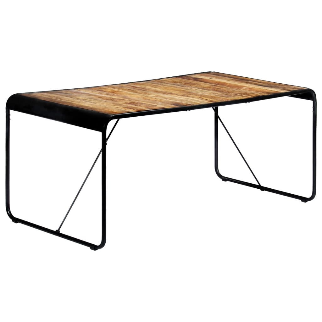 Tavolo da Pranzo 180x90x76 cm Legno Massello di Mango Grezzo - homemem39
