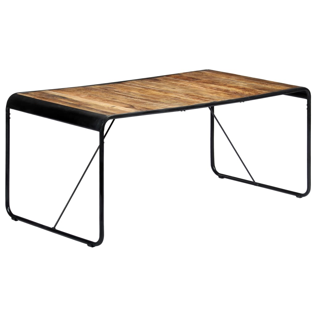 Tavolo da Pranzo 180x90x76 cm Legno Massello di Mango Grezzo - homemem39