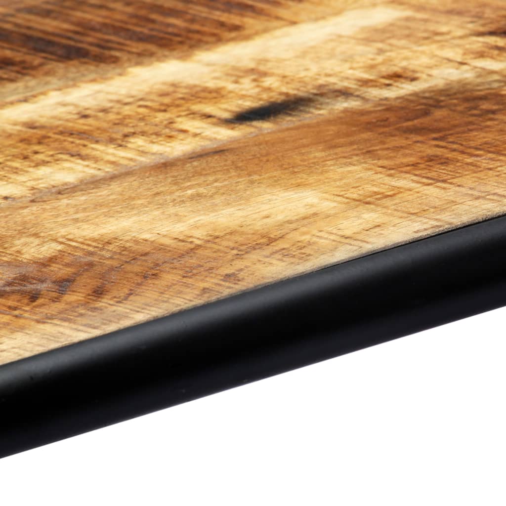 Tavolo da Pranzo 118x60x76 in Legno Massello di Mango Grezzo - homemem39