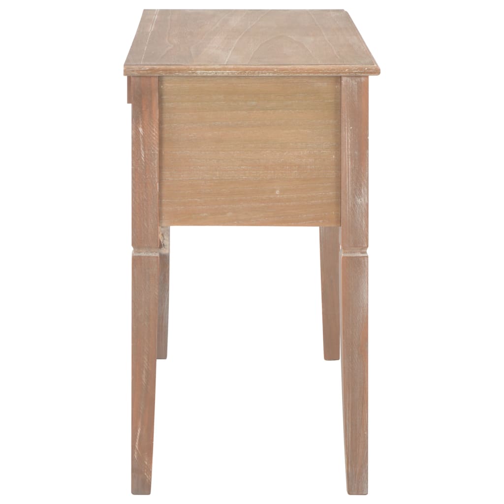 Scrivania Marrone 109,5x45x77,5 cm in Legno
