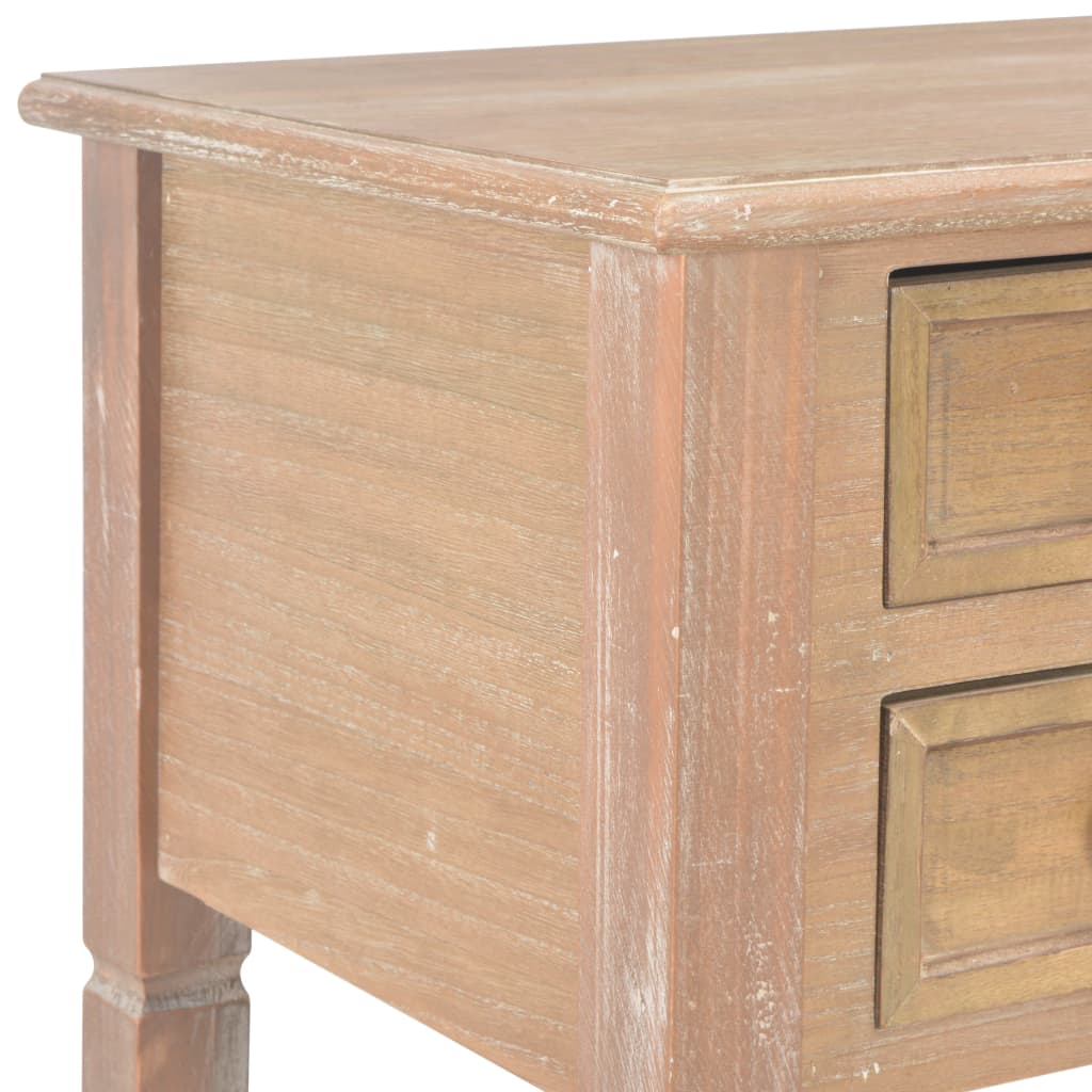Scrivania Marrone 109,5x45x77,5 cm in Legno