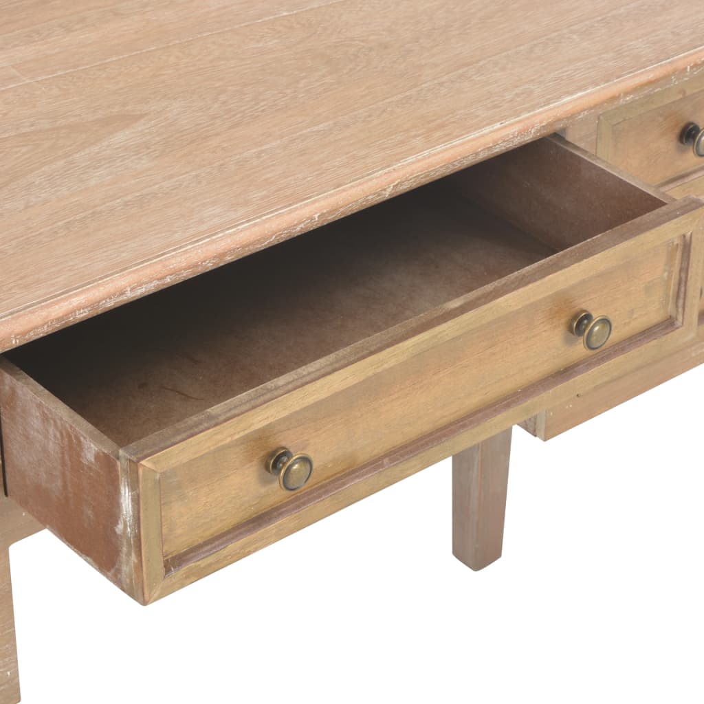 Scrivania Marrone 109,5x45x77,5 cm in Legno