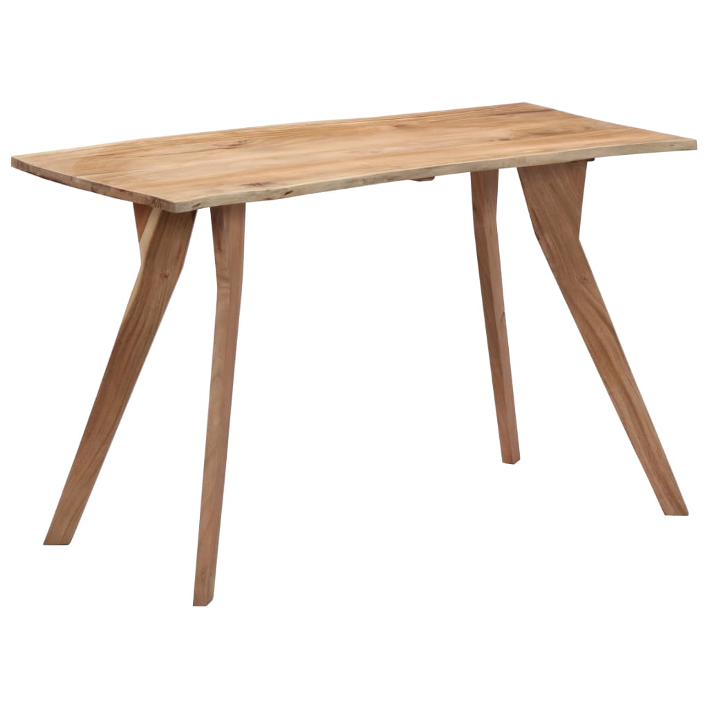 Tavolo da Pranzo 120x58x76 cm in Legno Massello di Acacia - homemem39