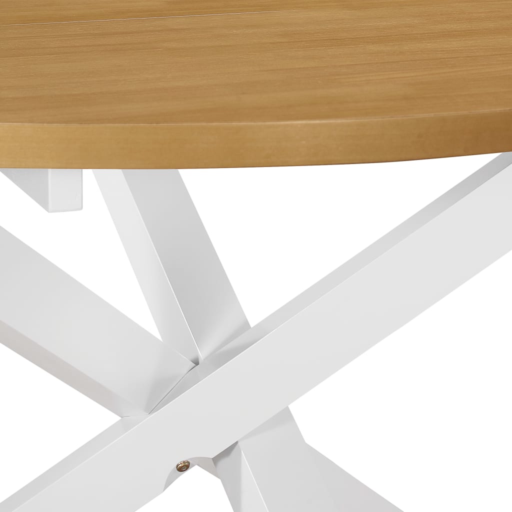 Tavolo da Pranzo Bianco 120x75 cm in MDF | homemem39