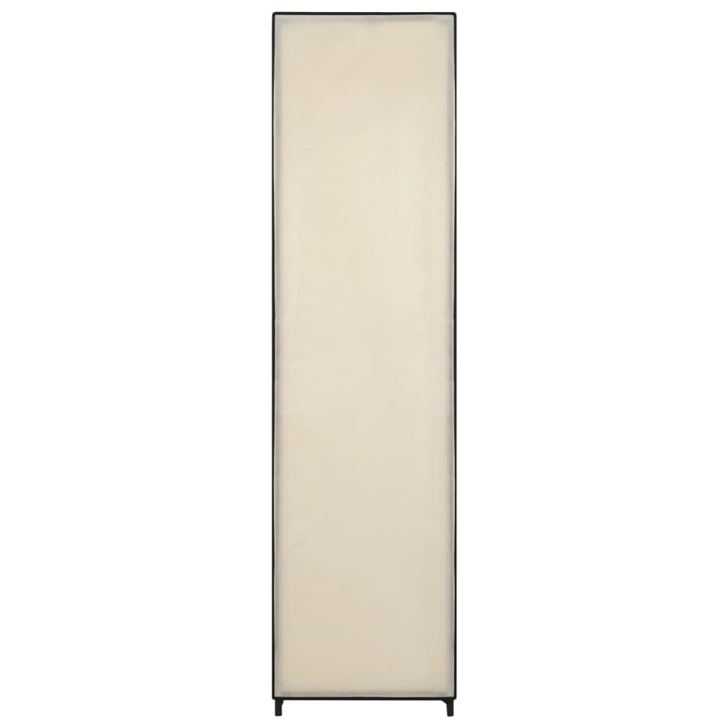 Guardaroba con 4 Scomparti Crema 175x45x170 cm - homemem39