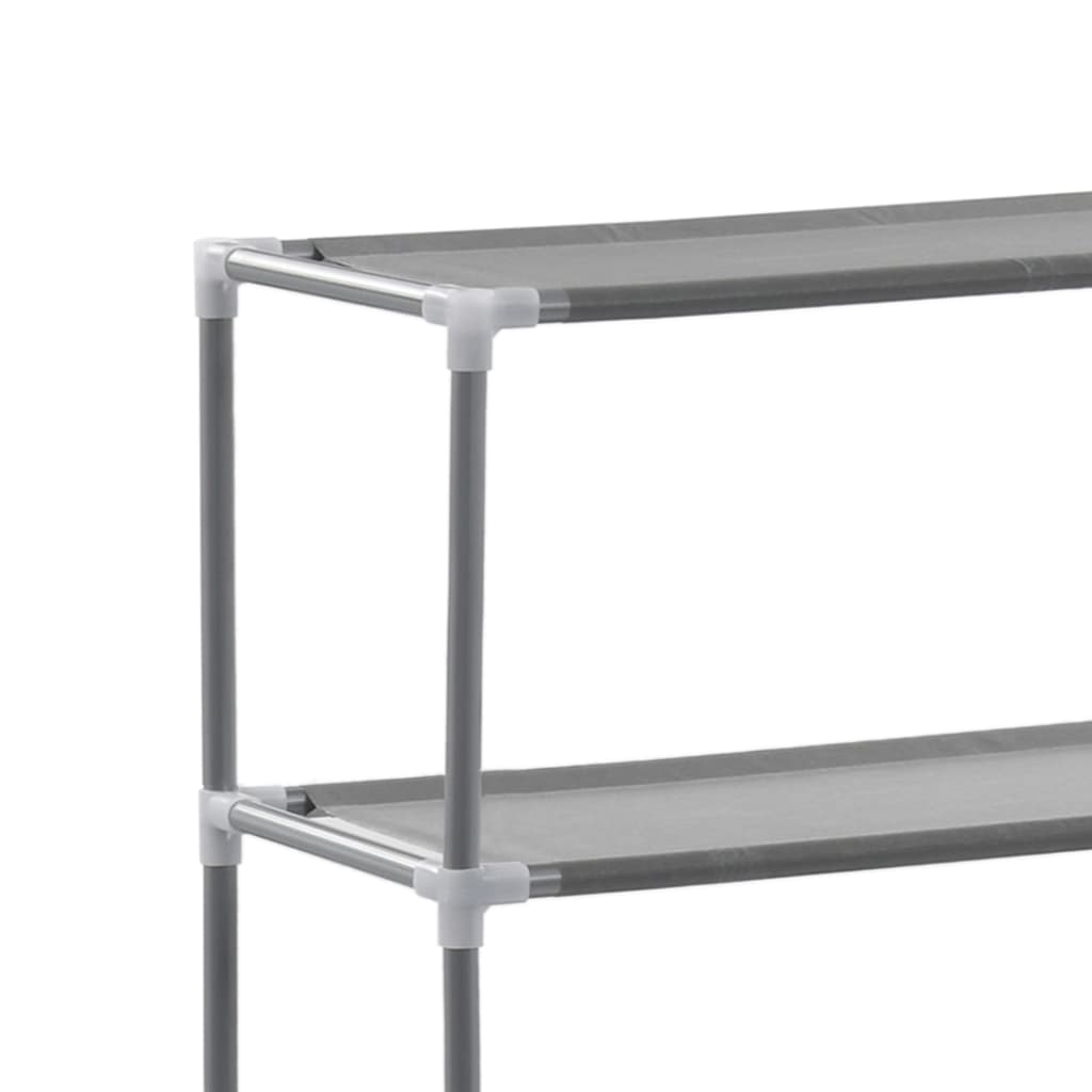 Scaffale per Lavatrice con 3 Ripiani Argento 69x28x169 cm - homemem39