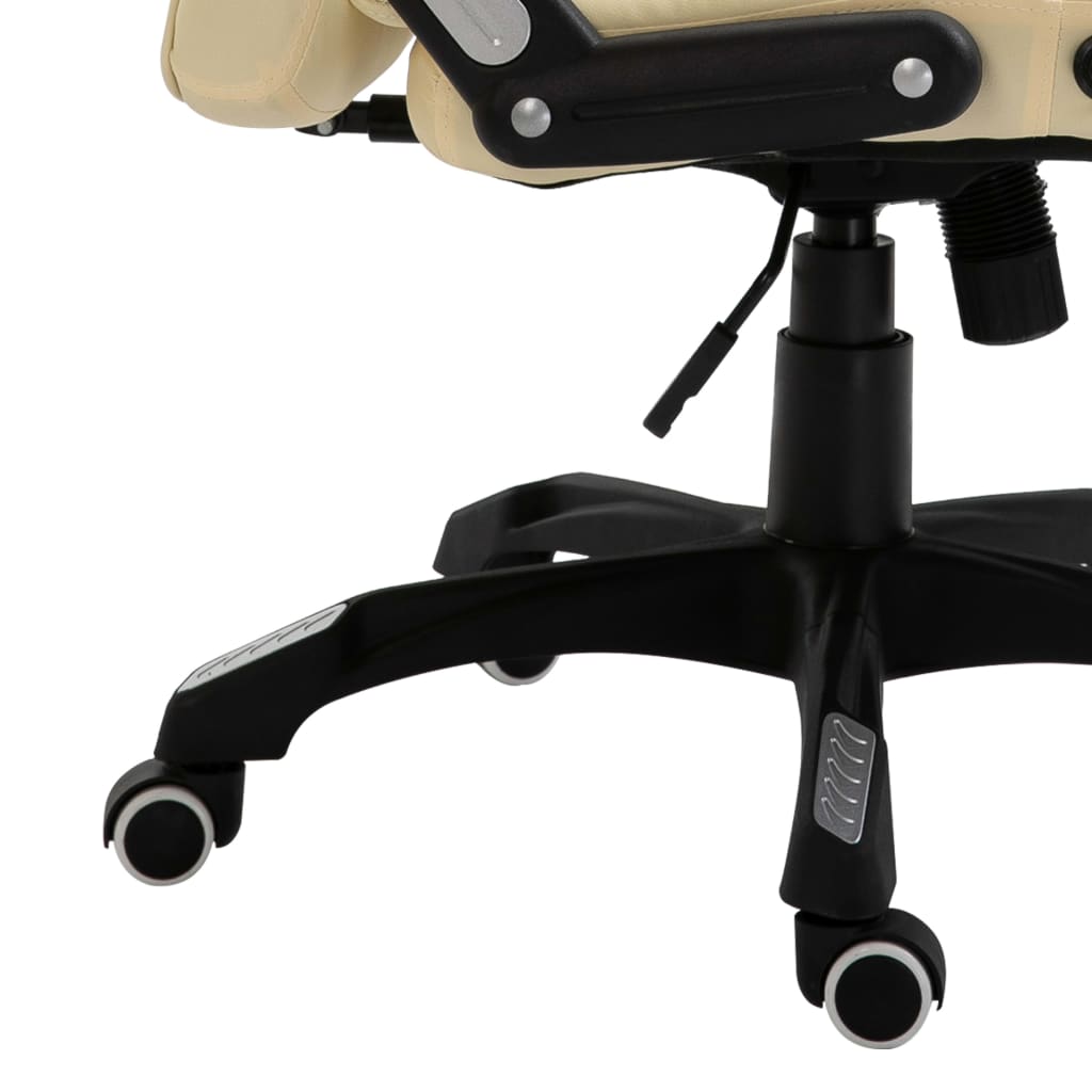 Sedia da Ufficio Crema in Similpelle - homemem39