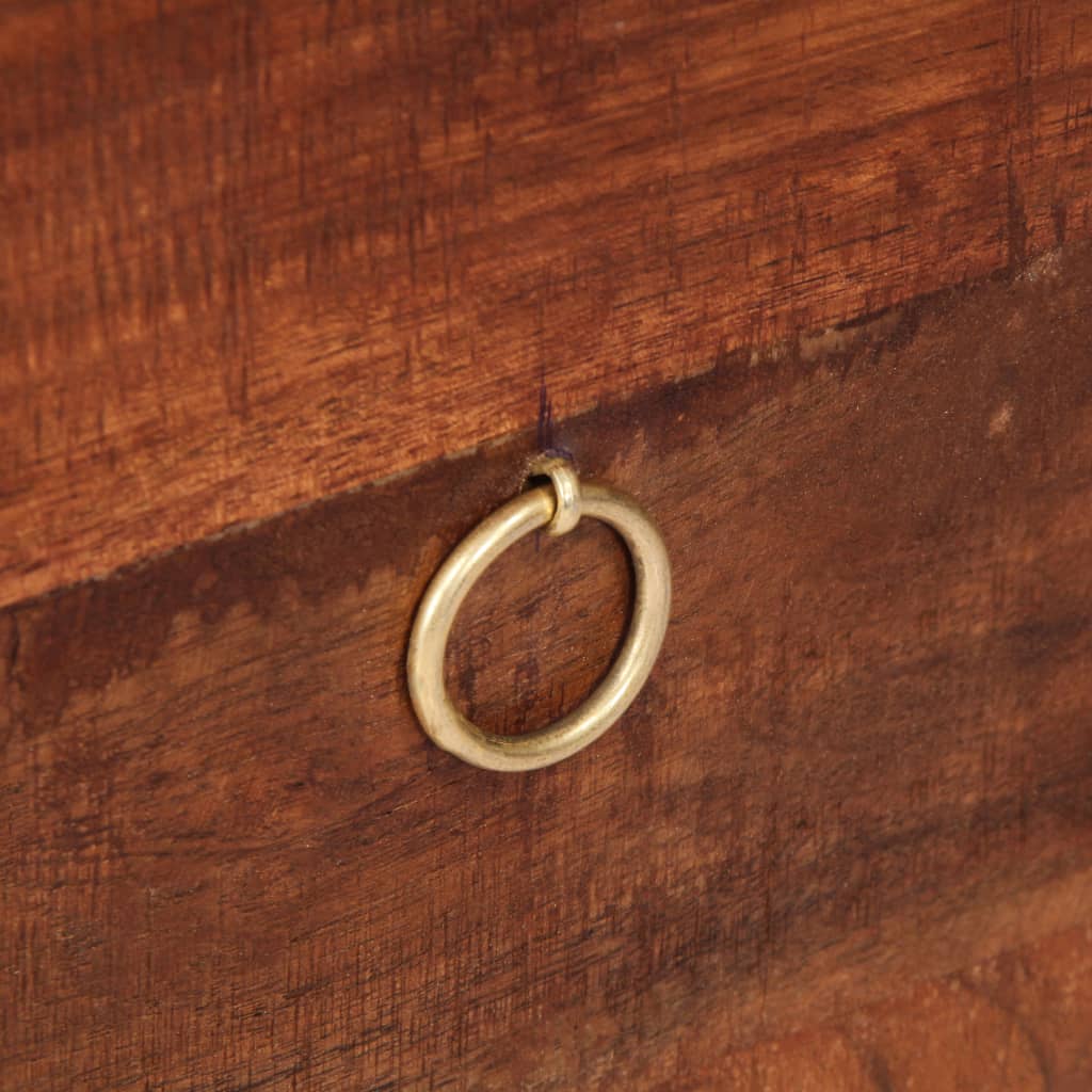 Guardaroba 100x50x175 cm in Legno Massello d'Acacia - homemem39