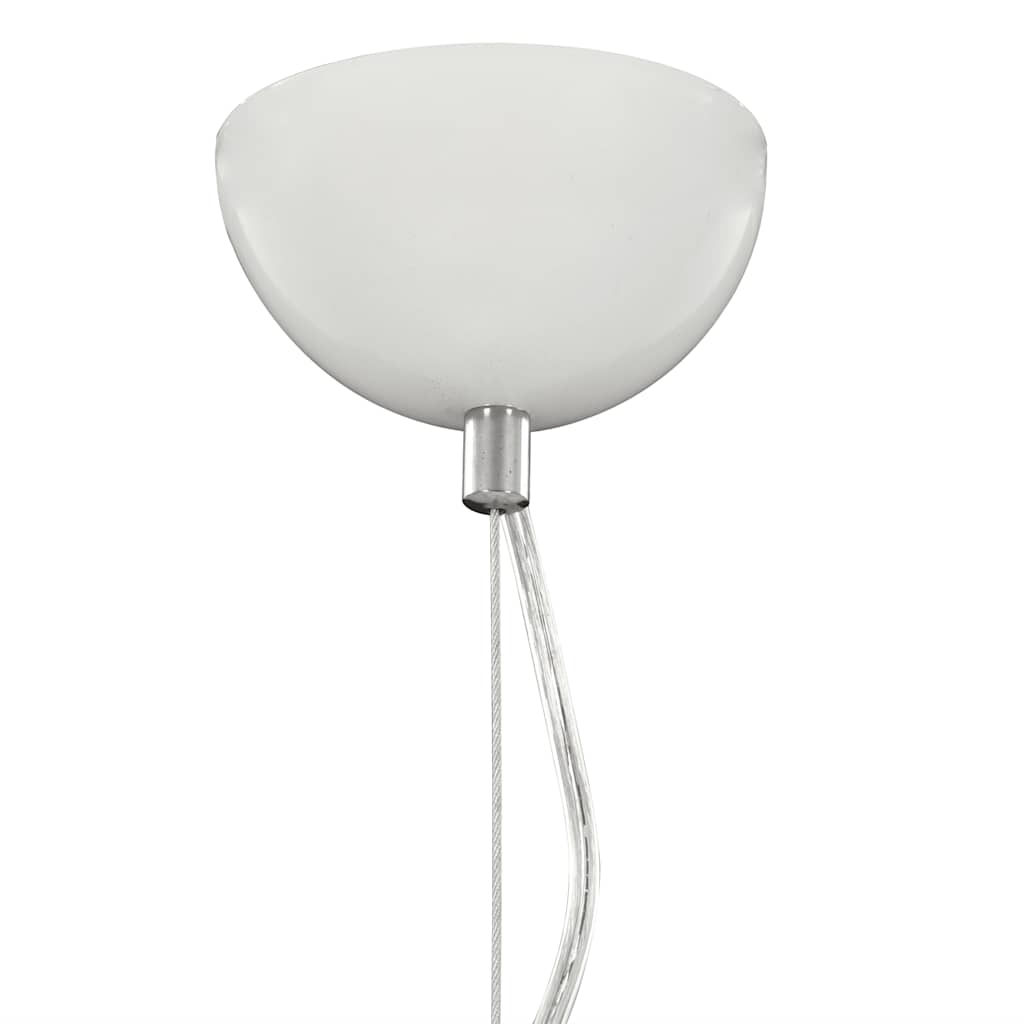Lampadario da Soffitto Bianco e Argento Ø50 cm E27 - homemem39