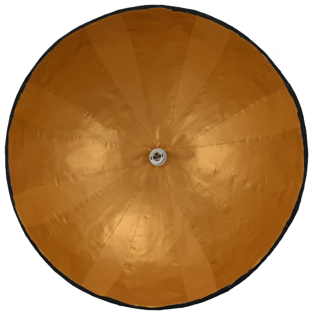 Lampada a Sospensione Nera e Oro Ø70 cm E27 - homemem39